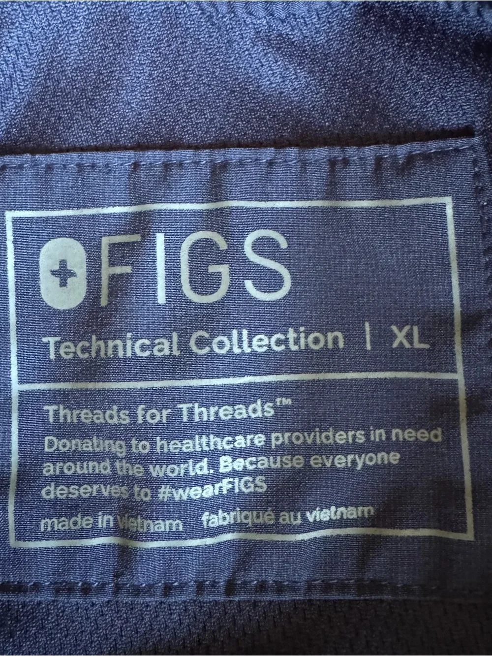 FIGS Technical Collection Cargo Scrub Pants 5-Pair Bundle XL Navy